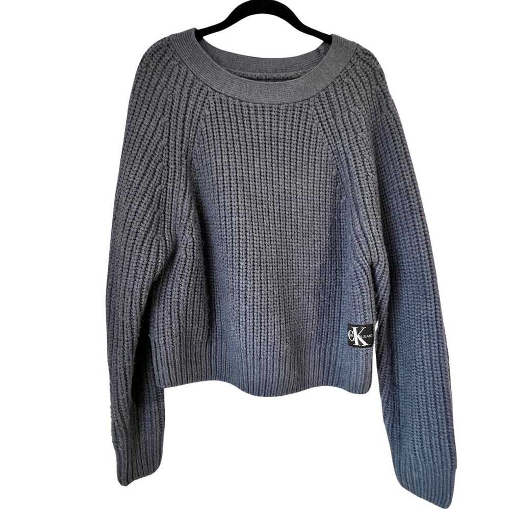 Calvin Klein Women's Blue Sweater/Jumper